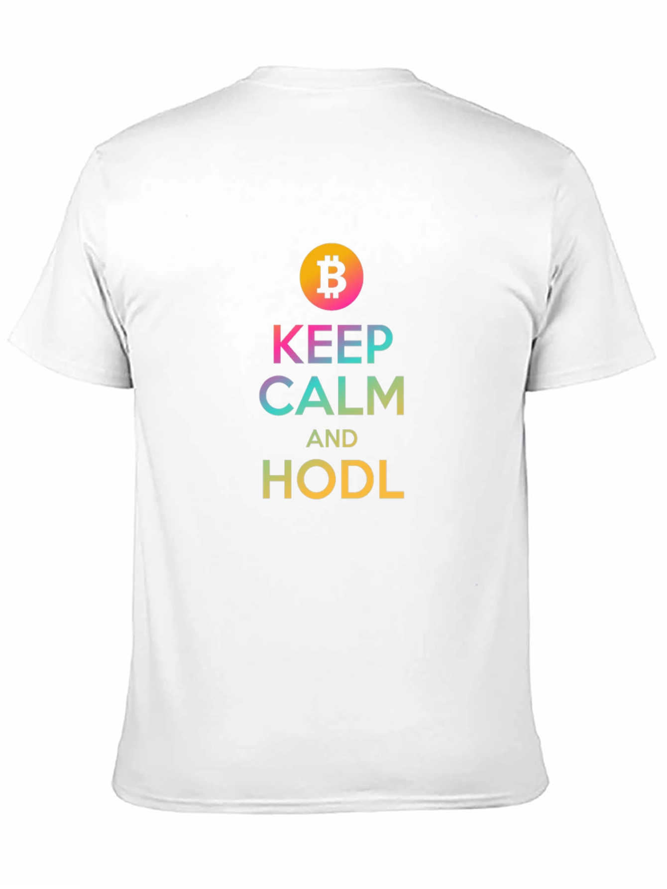 Keep Calm and HODL Bitcoin Crypto Tee
