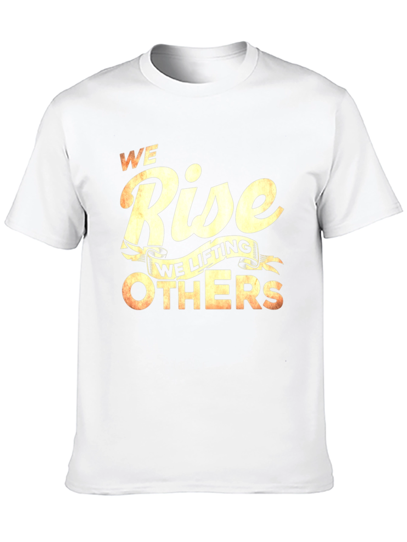 We Rise Lifting Others Graphic Black T-Shirt