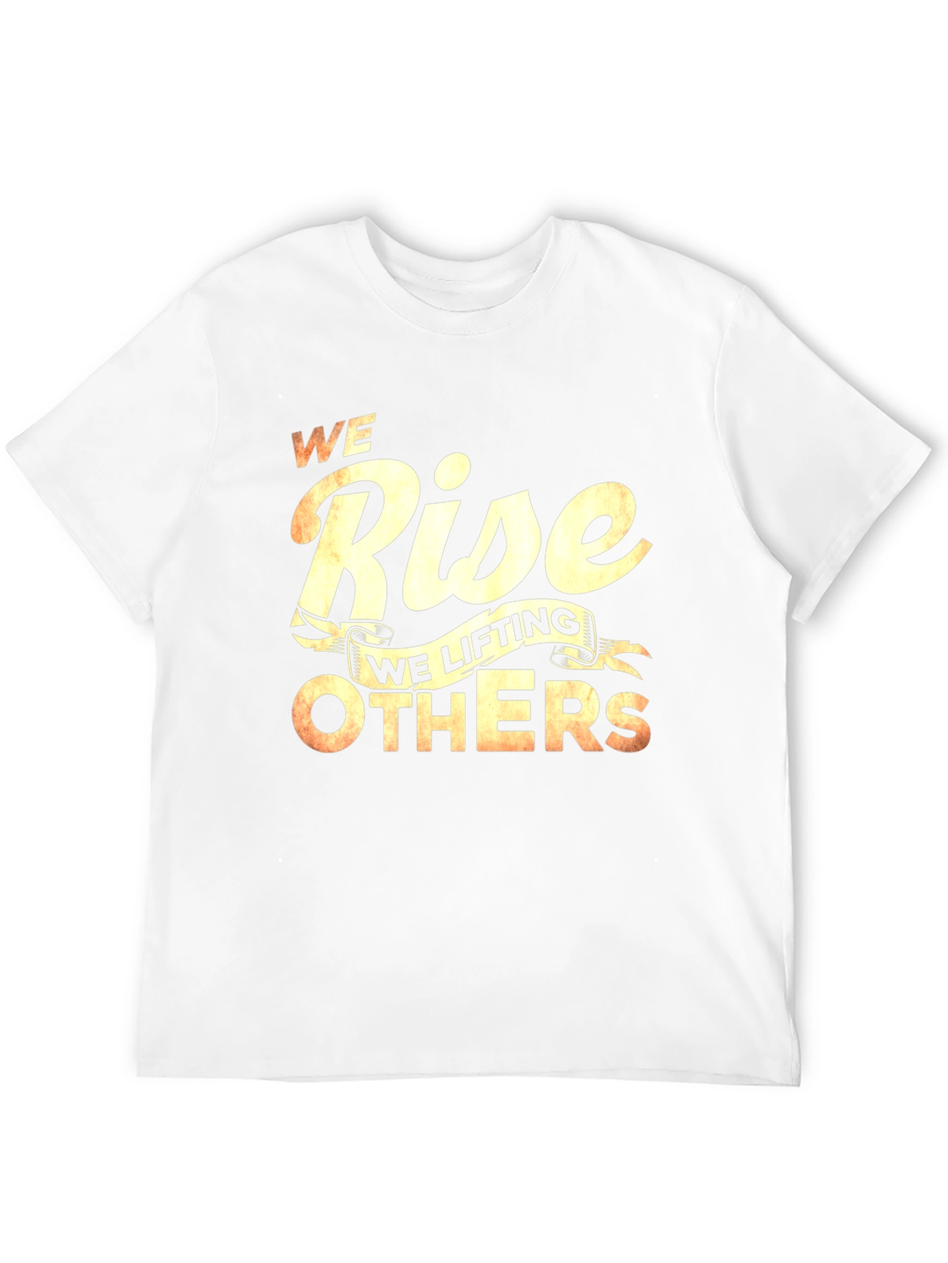 We Rise Lifting Others Graphic Black T-Shirt
