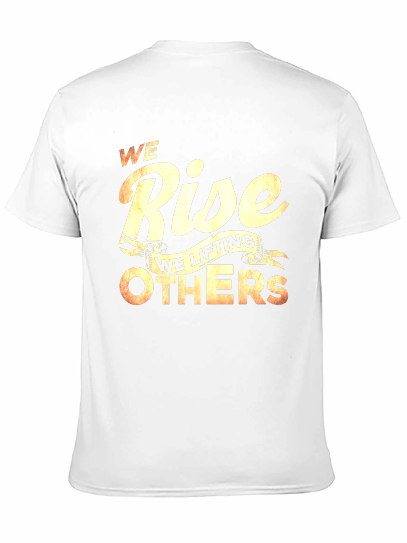 We Rise Lifting Others Graphic Black T-Shirt