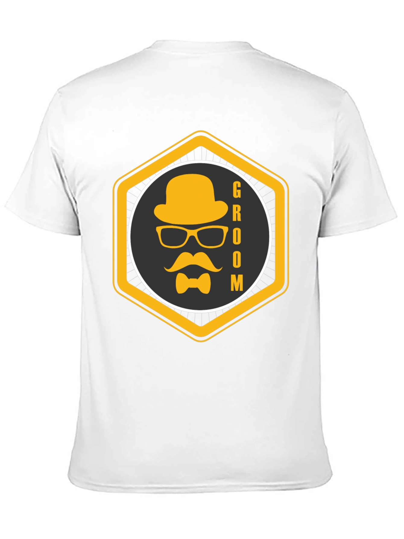 Groom Graphic Black T-Shirt - Stylish Wedding Apparel