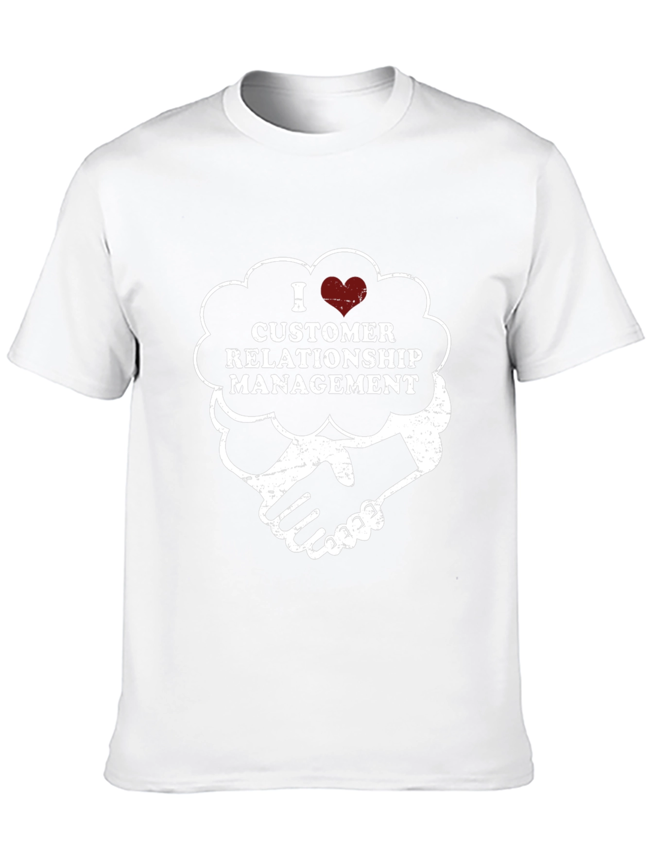 I Love Customer Relationship Management Graphic Tee