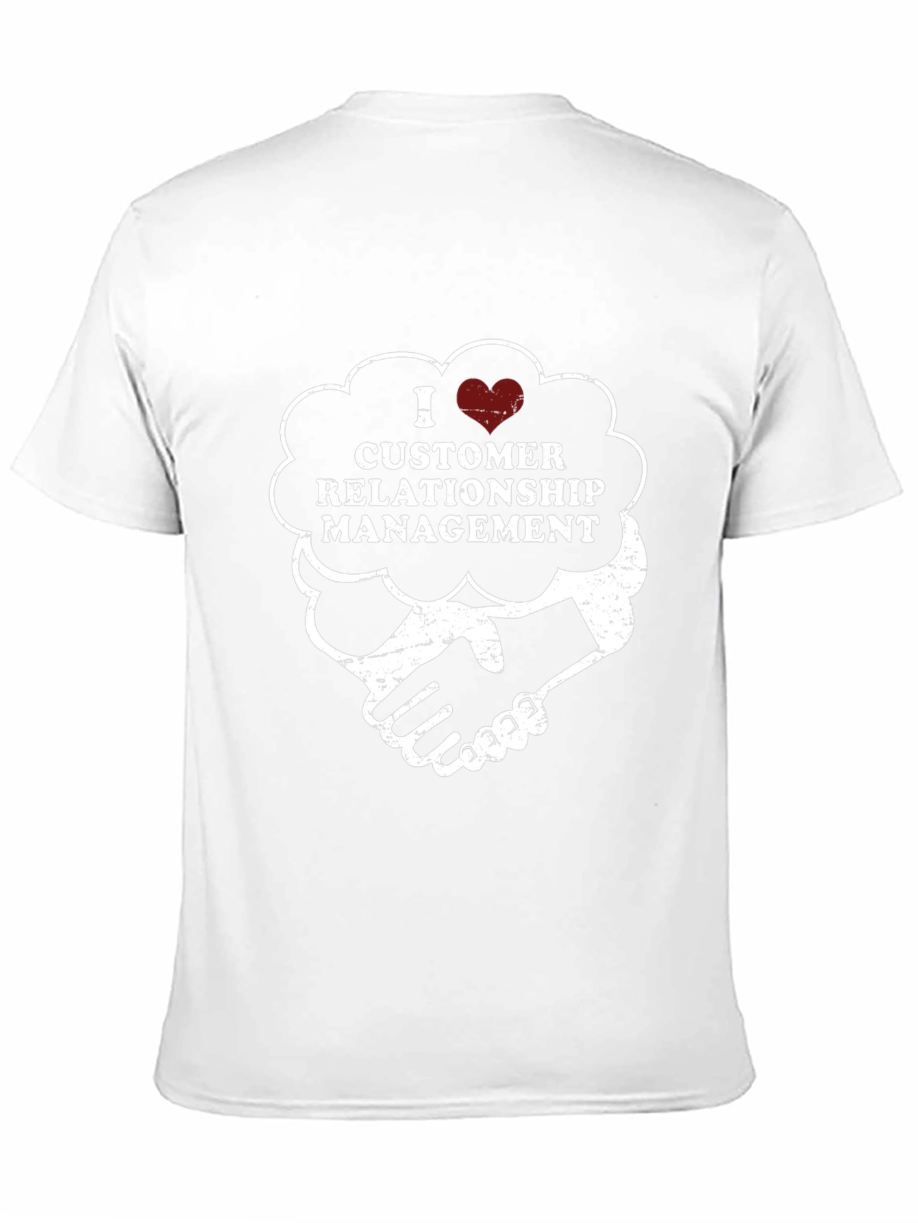 I Love Customer Relationship Management Graphic Tee