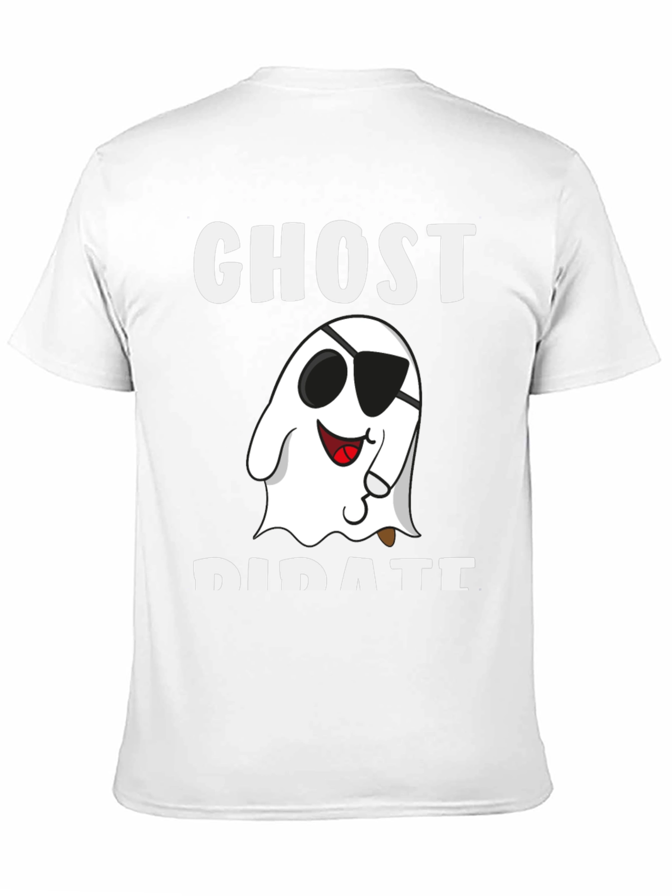 Ghost Pirate Graphic T-Shirt - Halloween Costume Tee