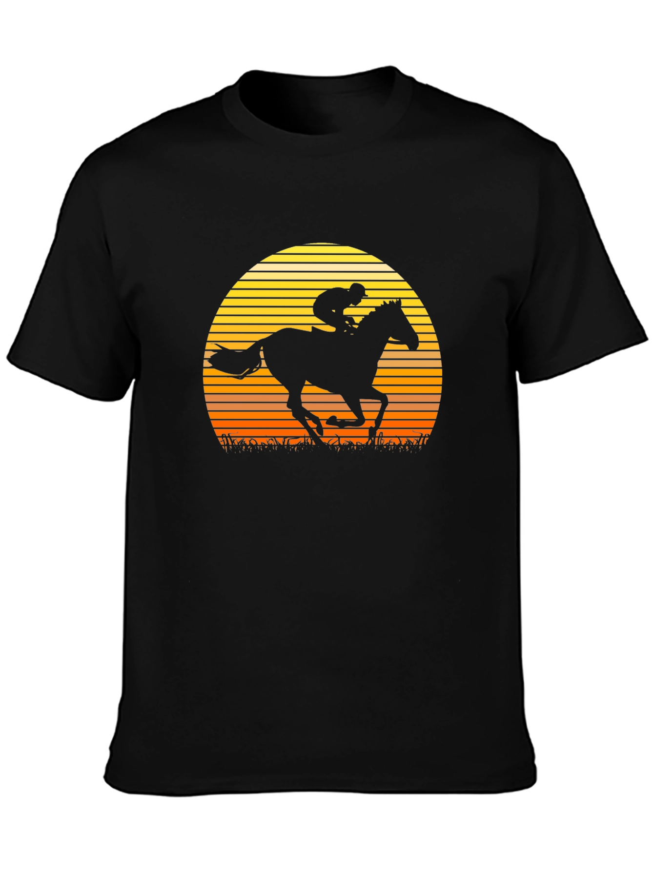 Equestrian Sunset Graphic Tee