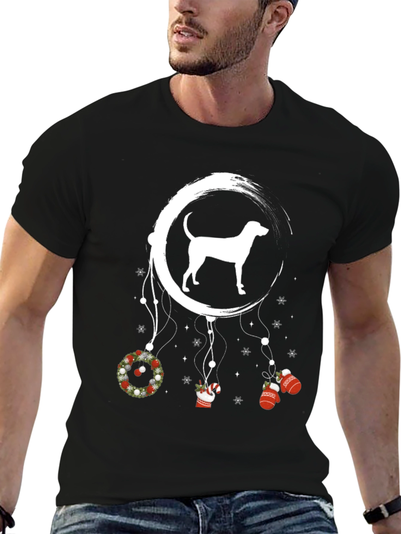 Dog Christmas Dreamcatcher T-Shirt