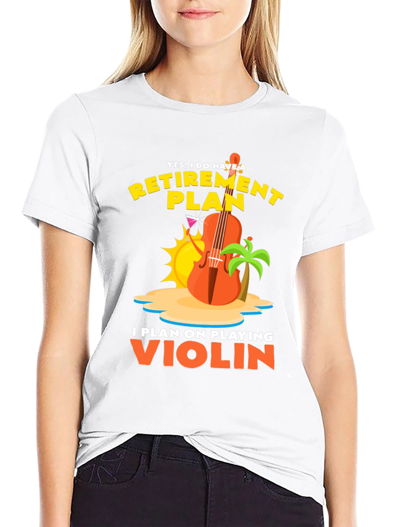 Retirement Plan Violin Player T-Shirt