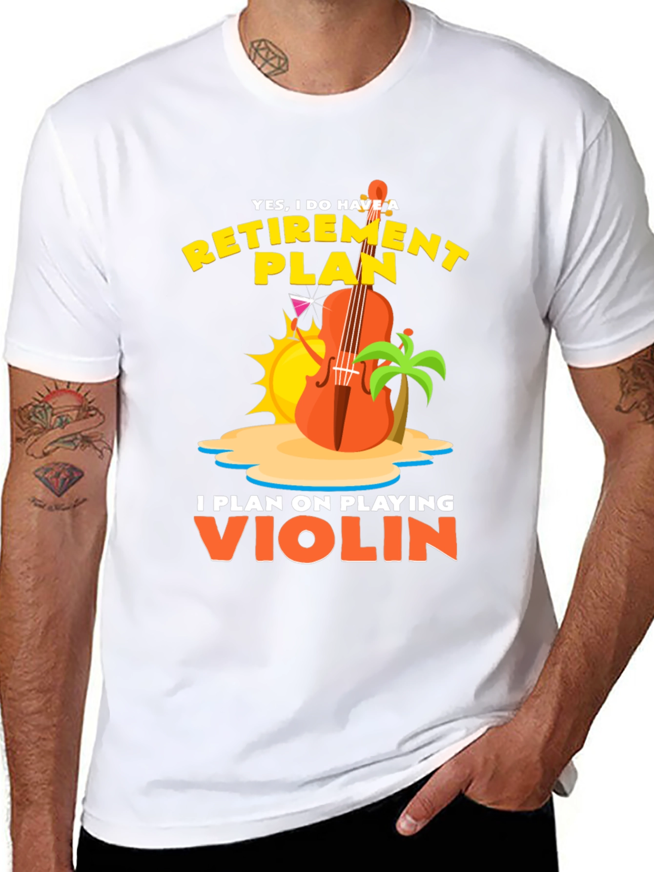 Retirement Plan Violin Player T-Shirt