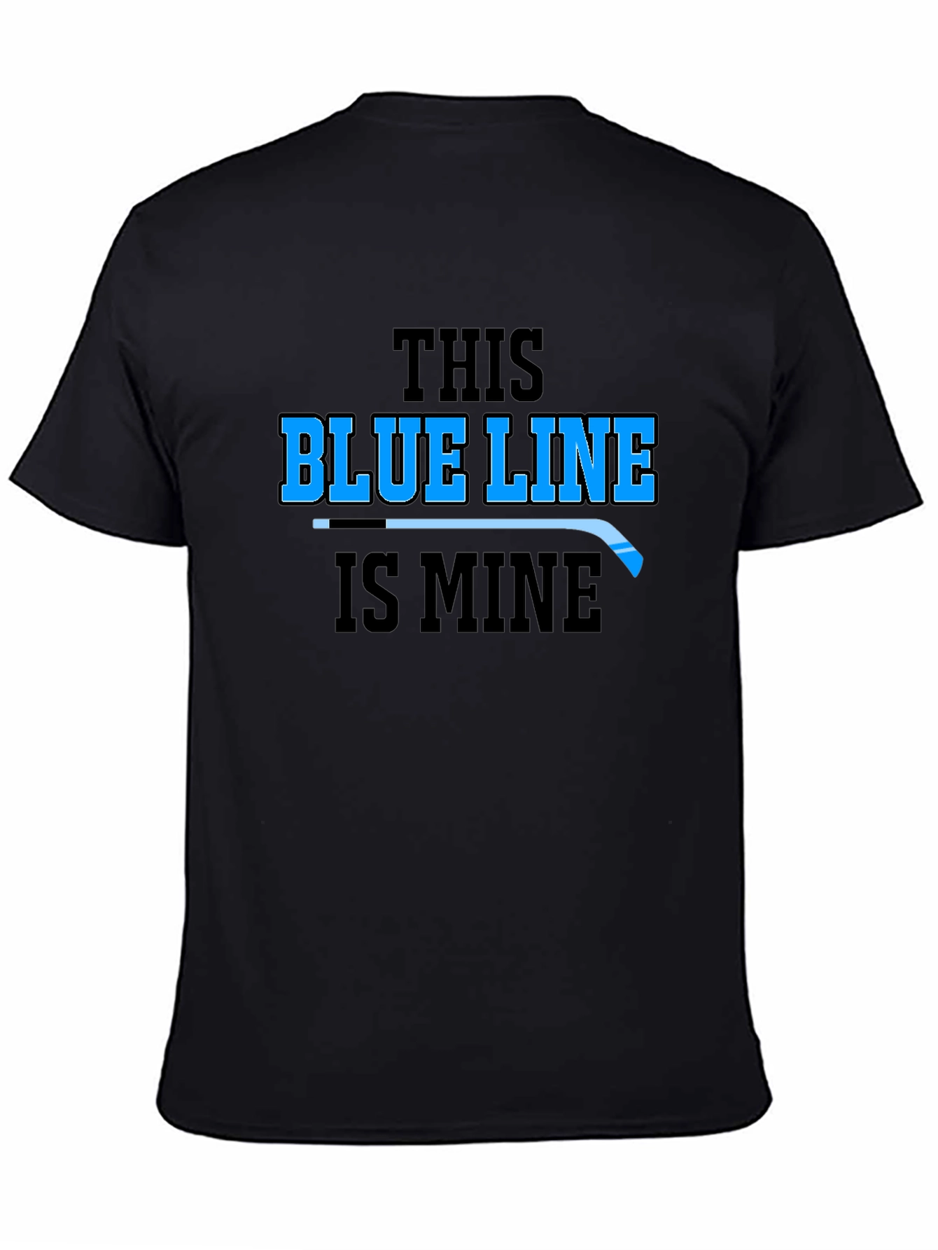 Blue Line Hockey Graphic T-Shirt