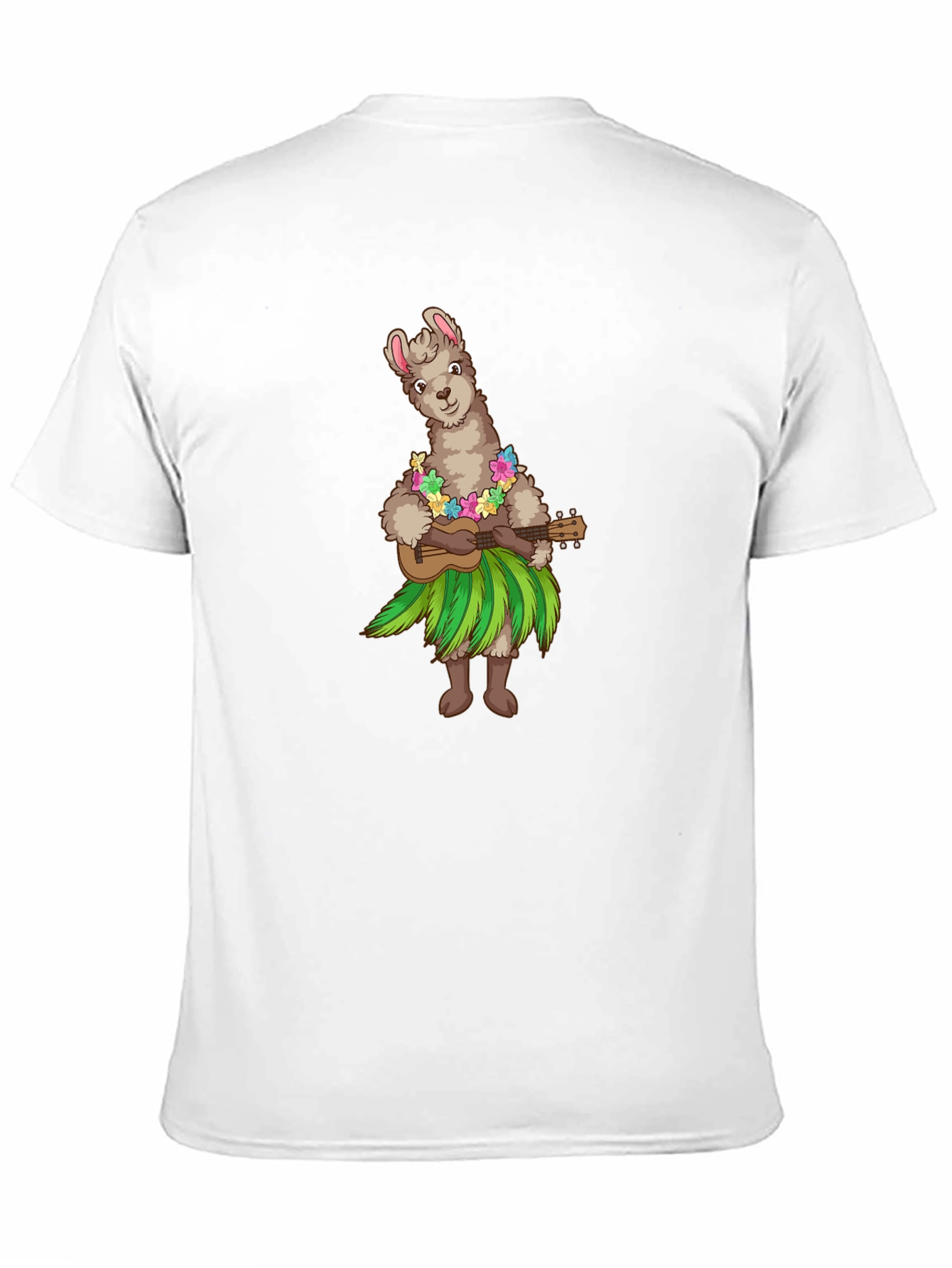 Llama Hula Ukulele T-Shirt