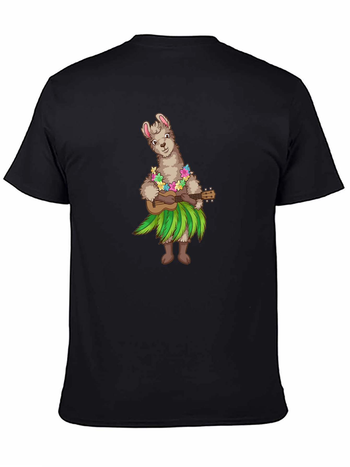 Llama Hula Ukulele T-Shirt