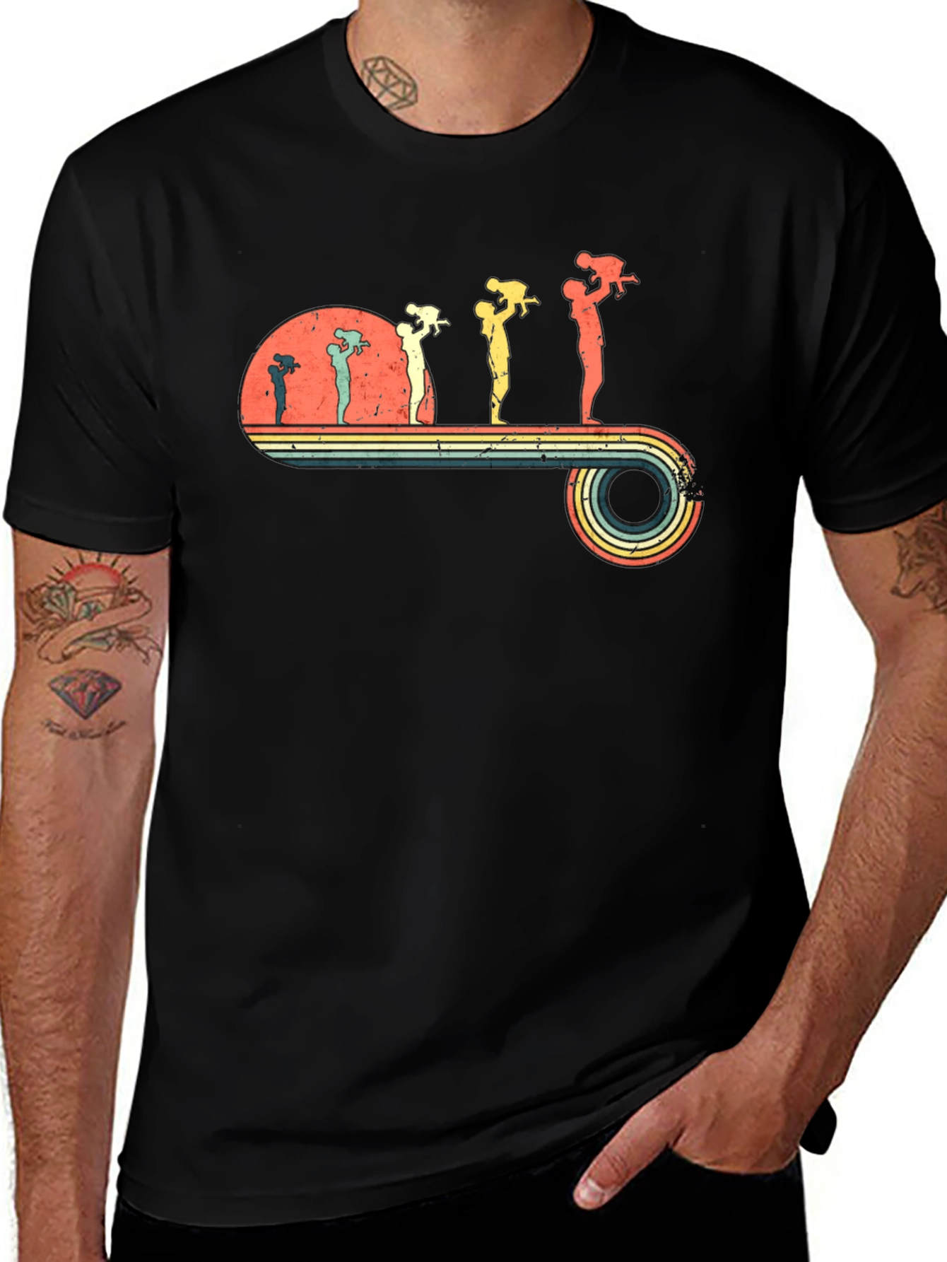 Dad Evolution T-Shirt