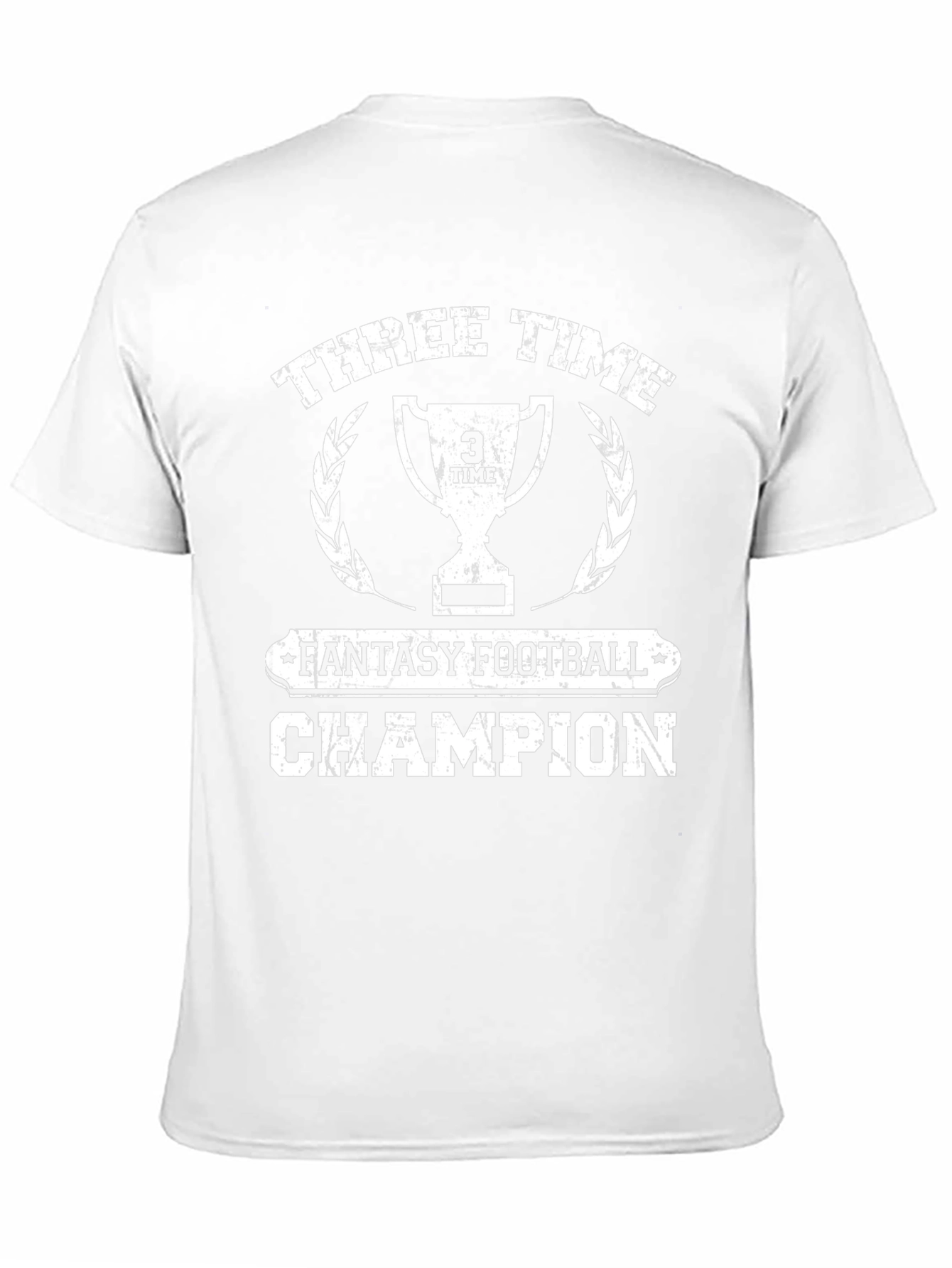 Three Time Fantasy Football Champion T-Shirt