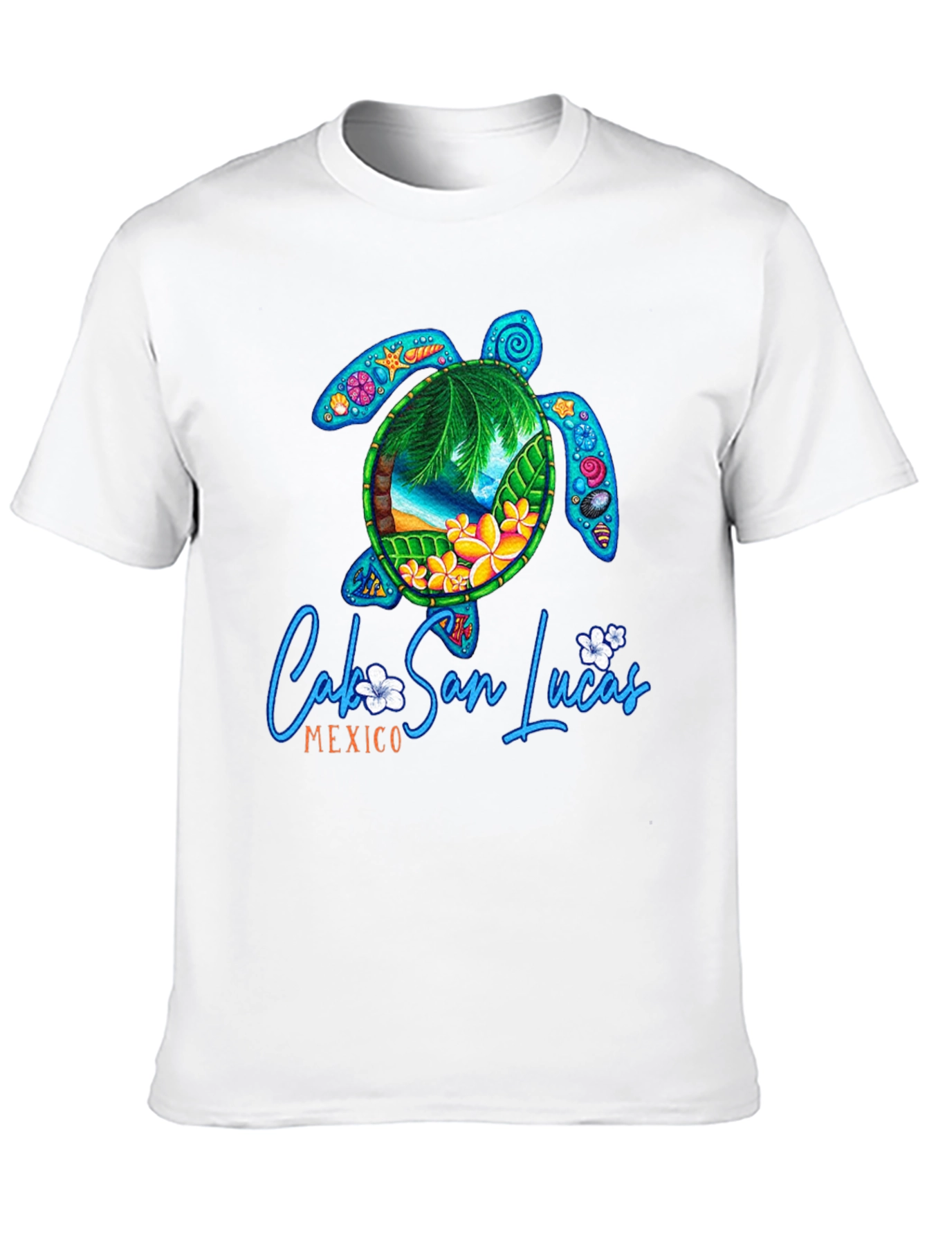 Cabo San Lucas Turtle Graphic T-Shirt