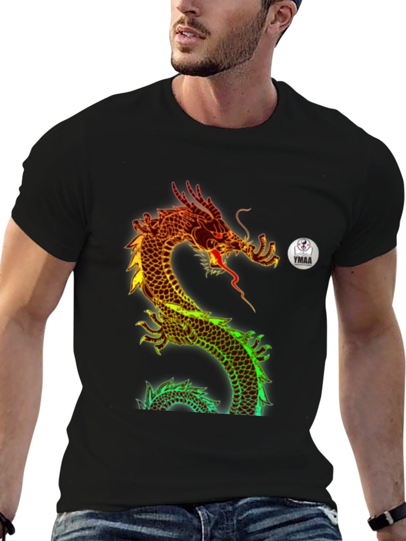 Fiery Dragon Graphic Tee - Bold Streetwear