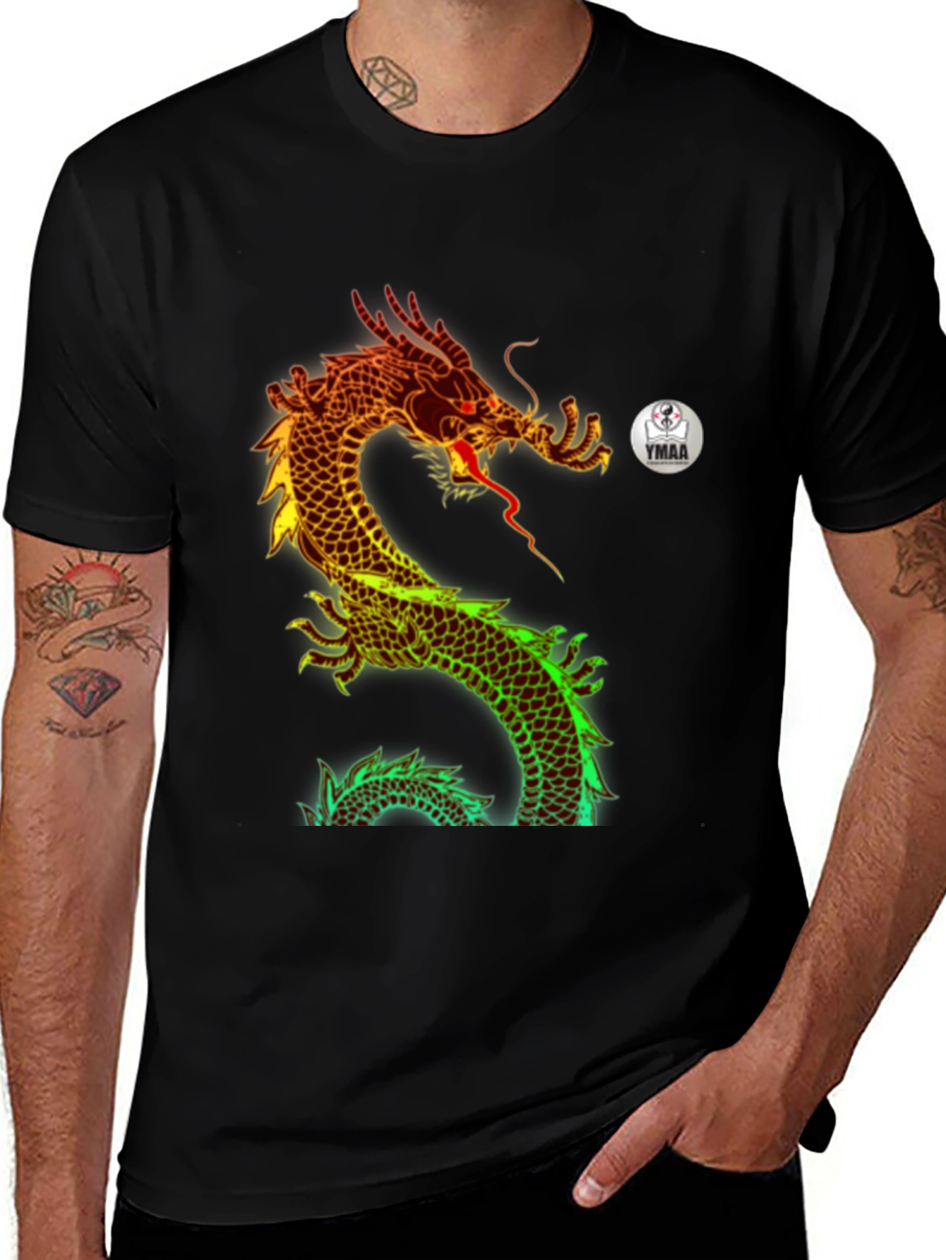 Fiery Dragon Graphic Tee - Bold Streetwear