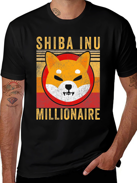 Shiba Inu Millionaire Graphic Tee
