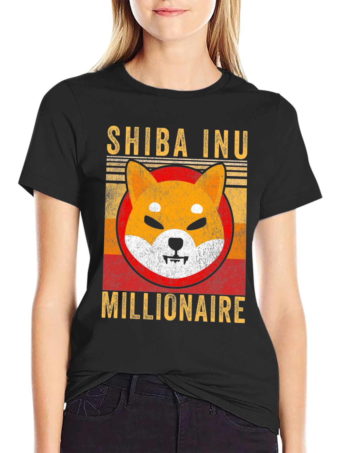 Shiba Inu Millionaire Graphic Tee