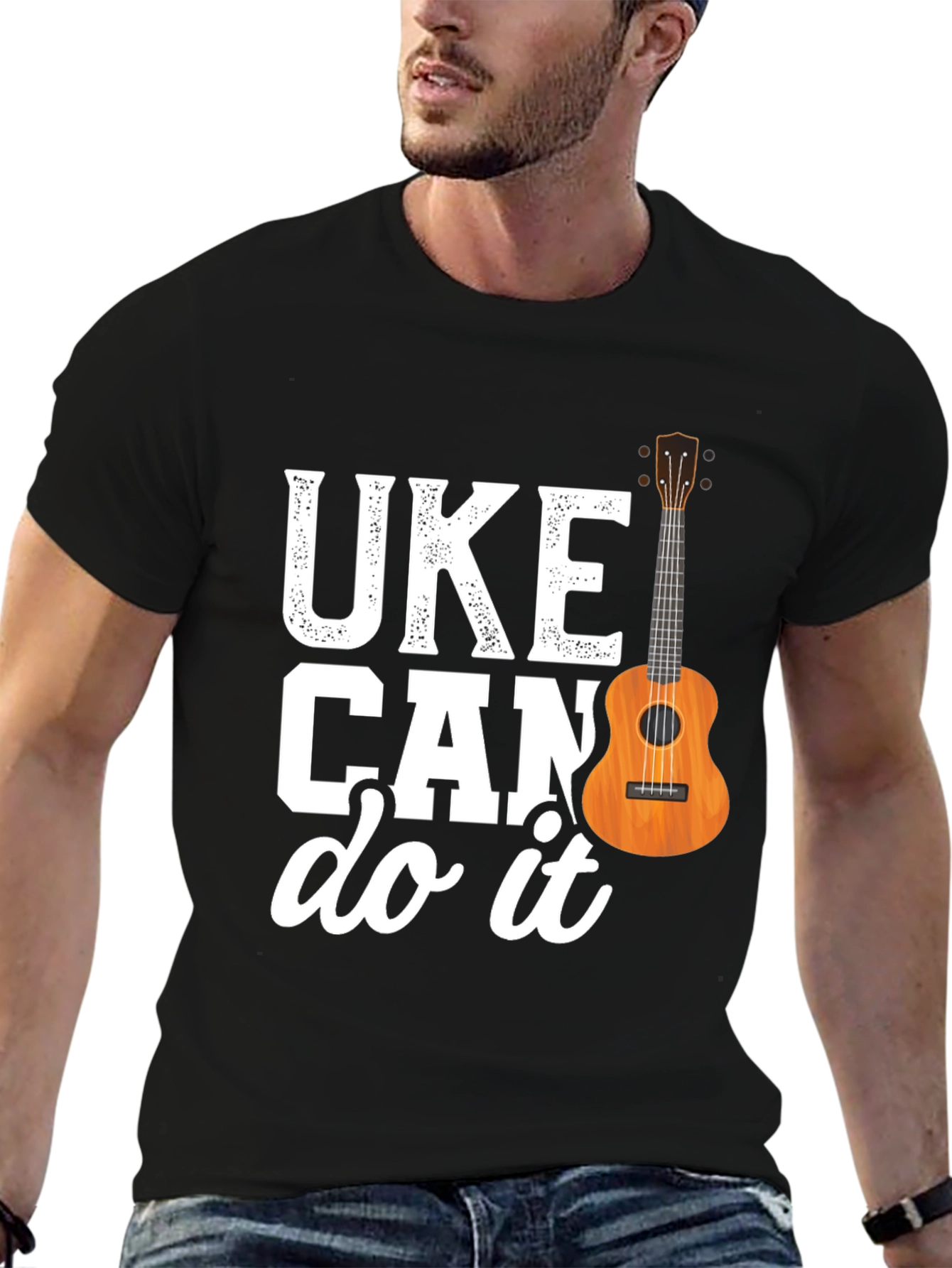 UKE Can Do It T-Shirt - Ukulele Player Gift