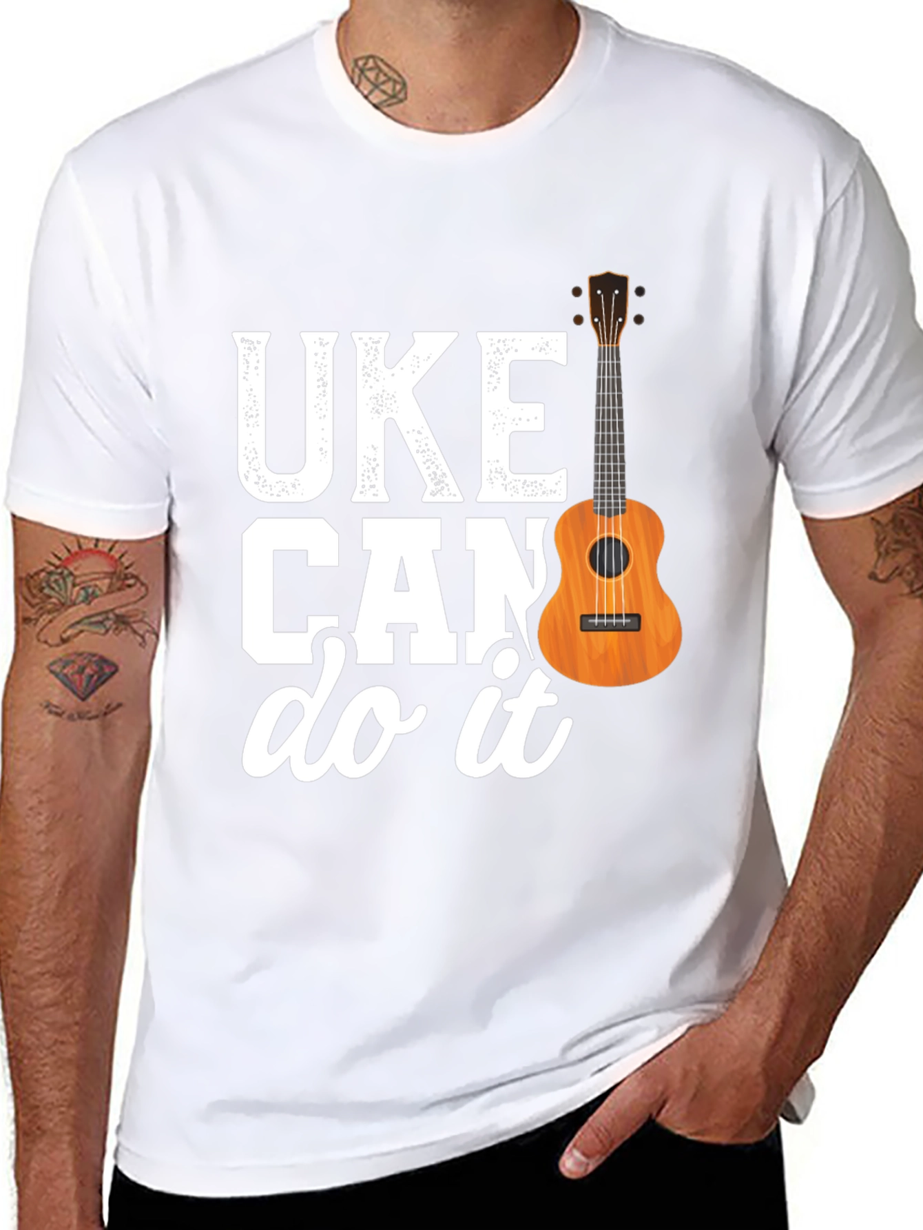 UKE Can Do It T-Shirt - Ukulele Player Gift
