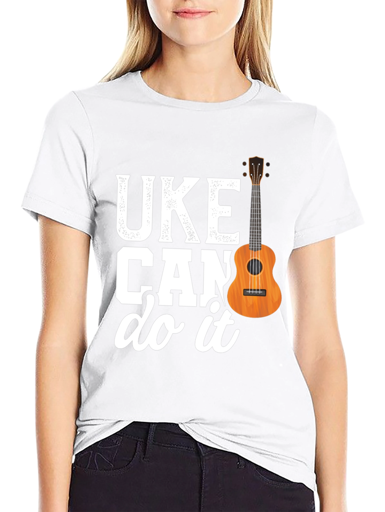 UKE Can Do It T-Shirt - Ukulele Player Gift