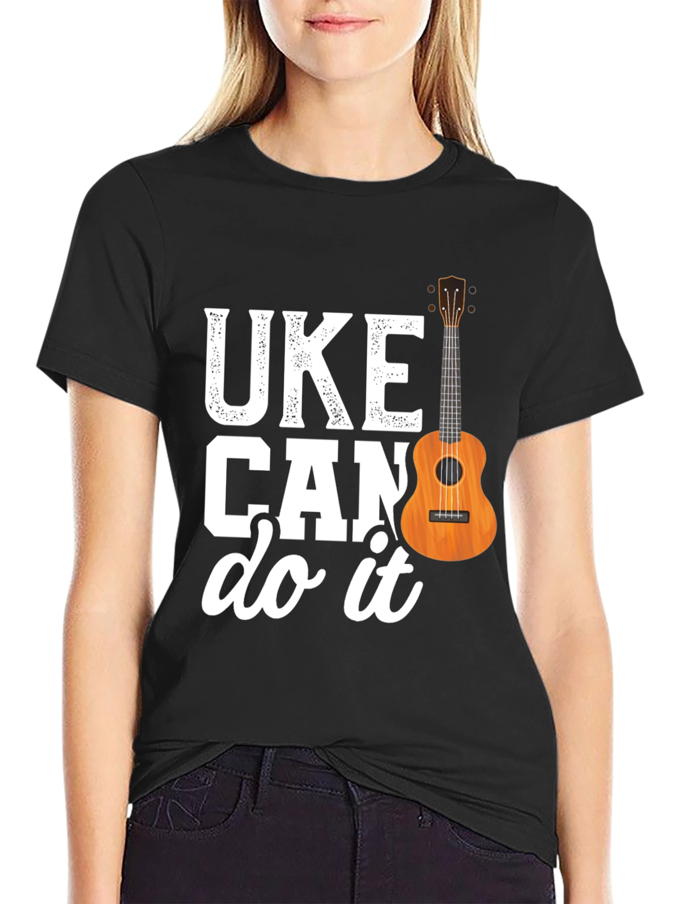 UKE Can Do It T-Shirt - Ukulele Player Gift