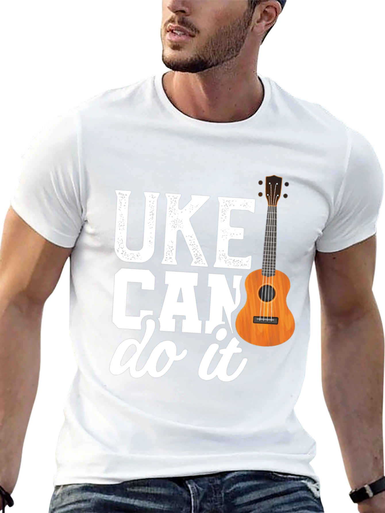 UKE Can Do It T-Shirt - Ukulele Player Gift