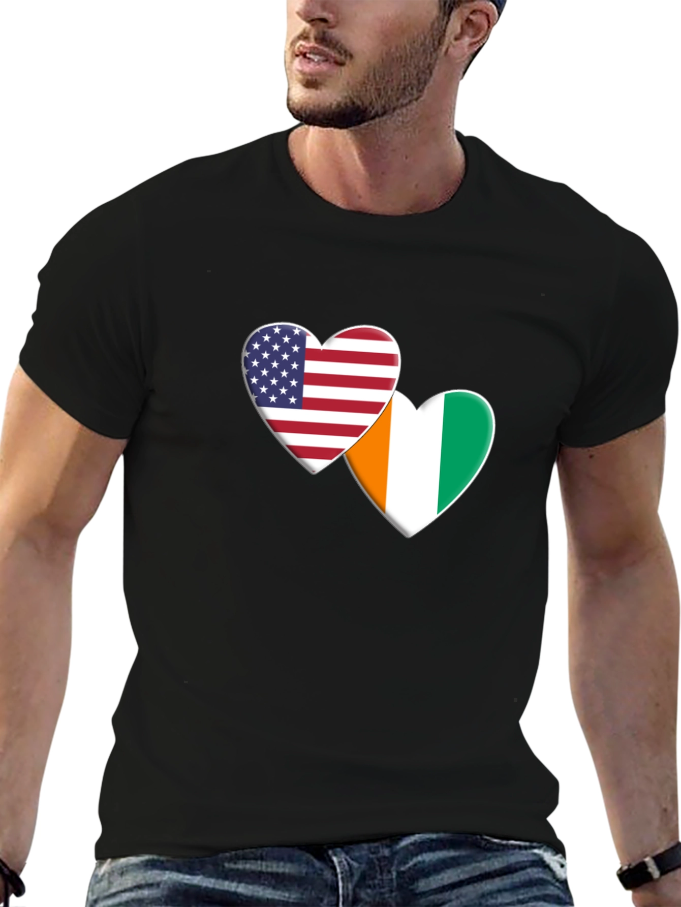 USA & Ivory Coast Love T-Shirt