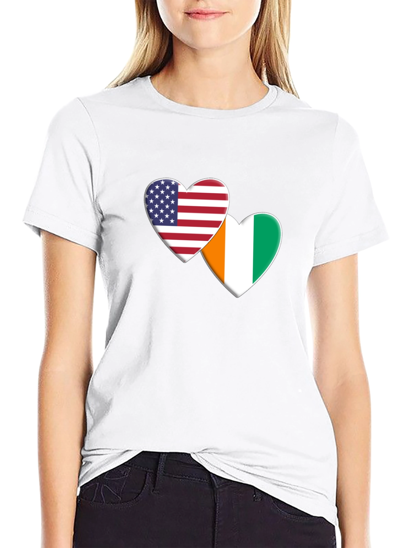USA & Ivory Coast Love T-Shirt