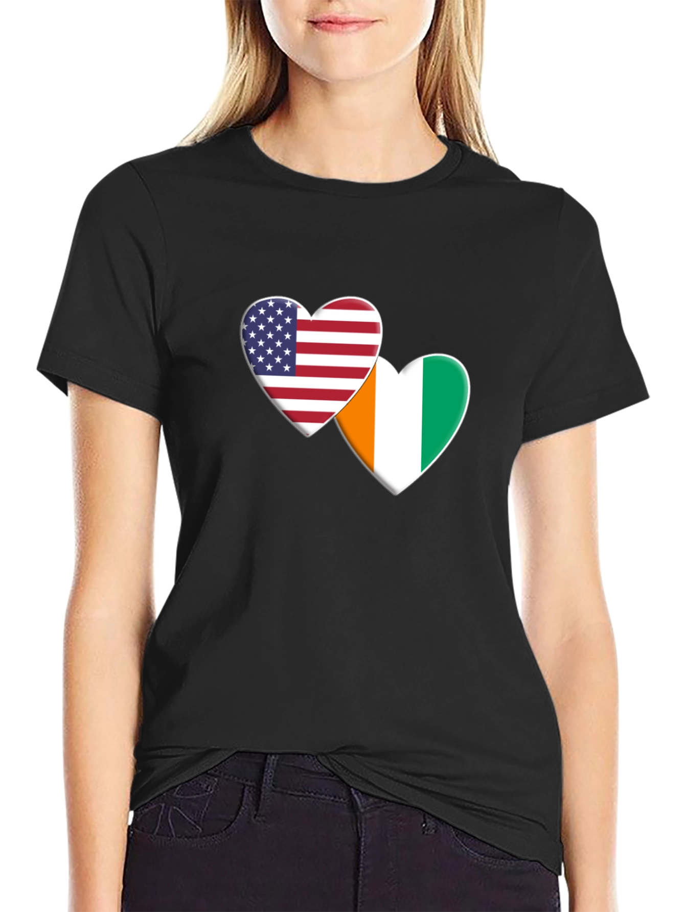 USA & Ivory Coast Love T-Shirt