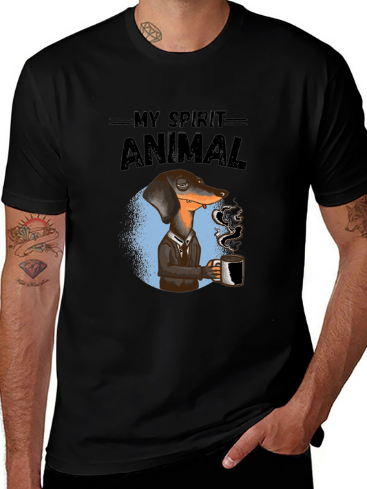 My Spirit Animal Dachshund Coffee T-Shirt