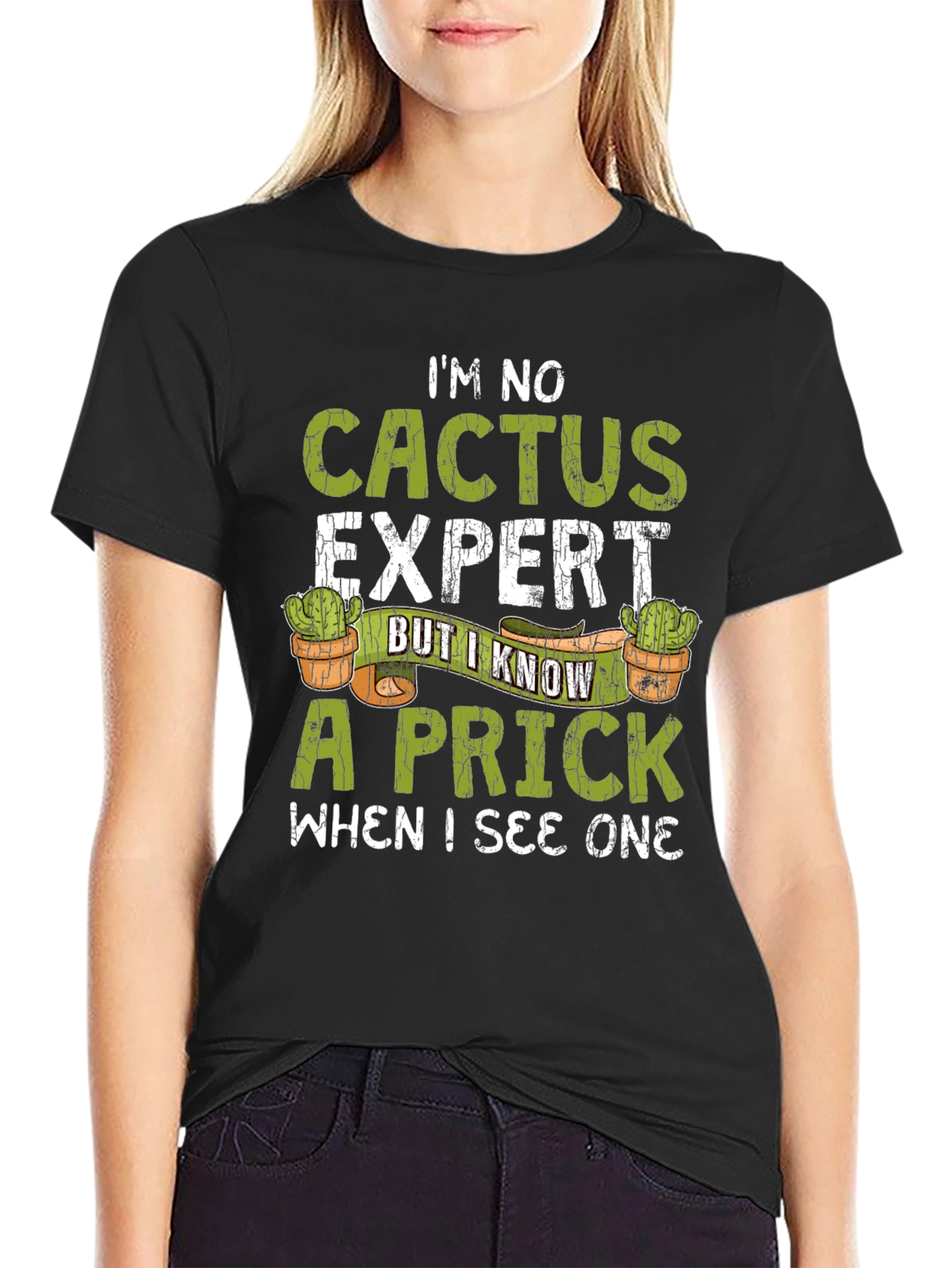 Im No Cactus Expert Funny Mens T-Shirt