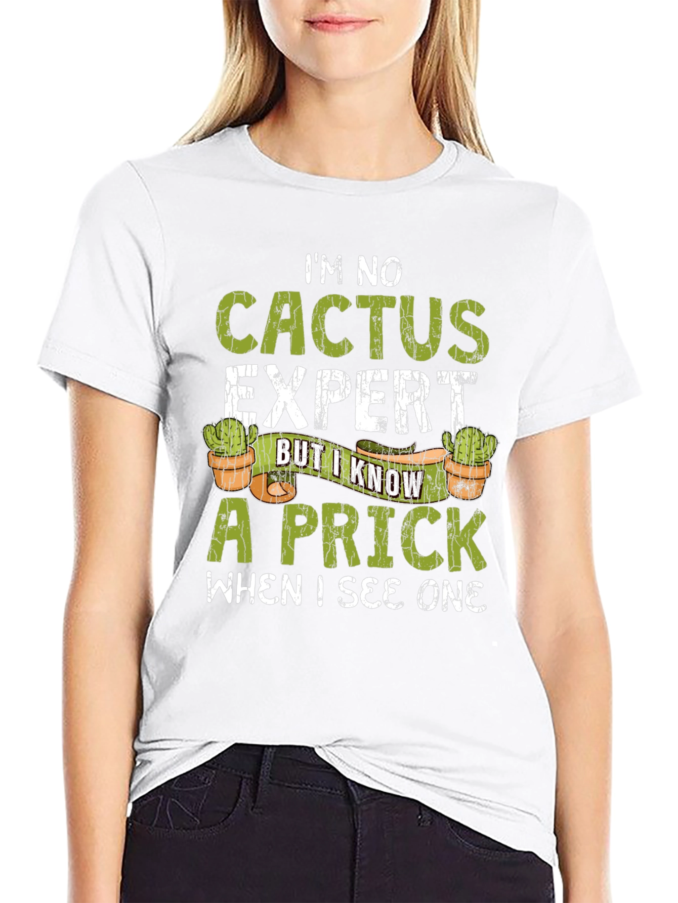 Im No Cactus Expert Funny Mens T-Shirt