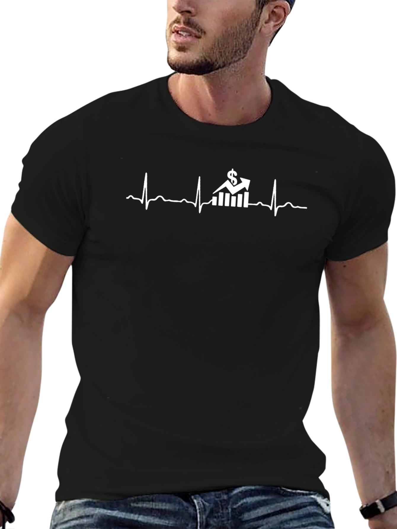 Trader Heartbeat Graphic Tee