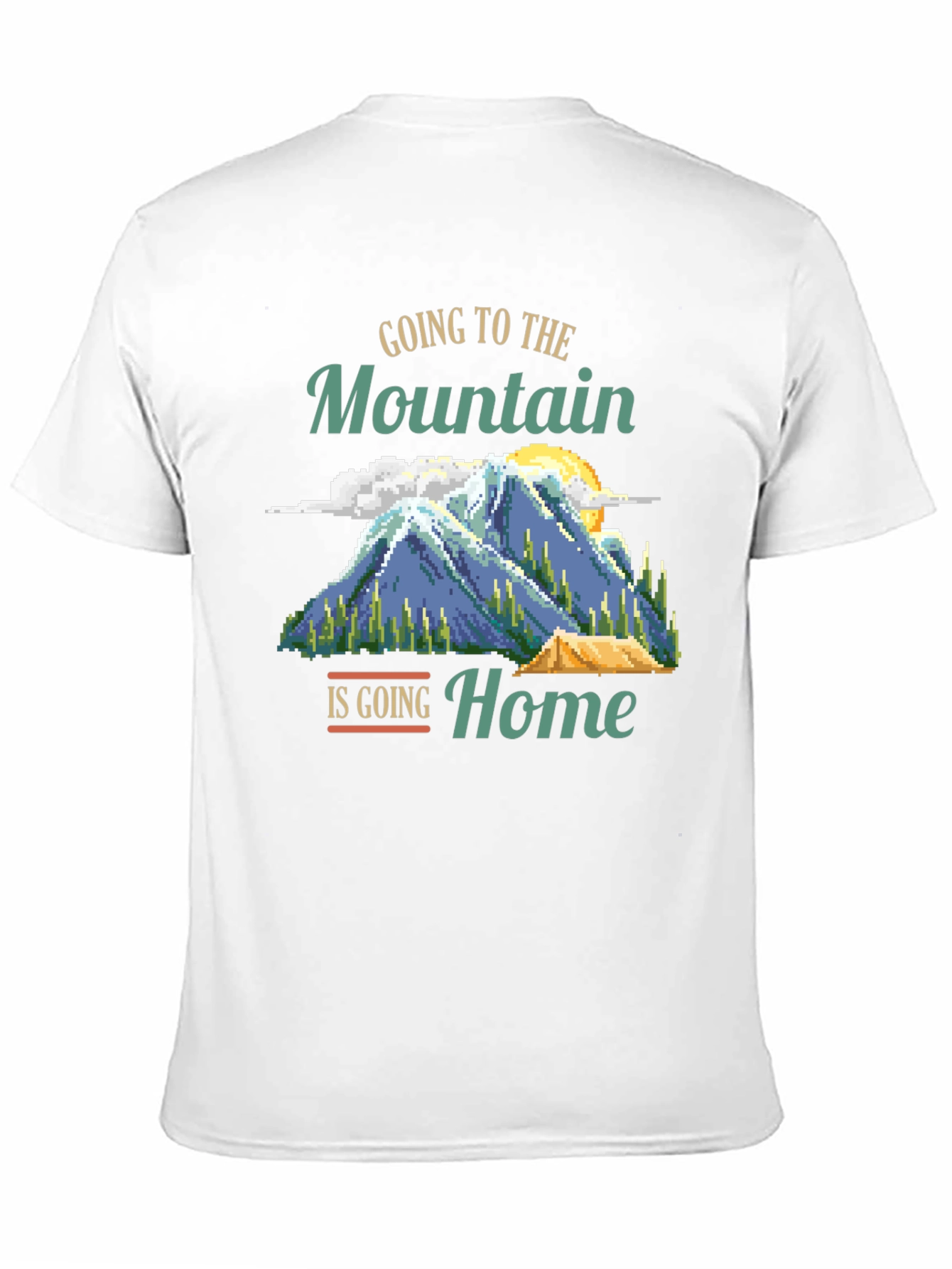 Mountain Home Graphic Tee - Camping Adventure Shirt