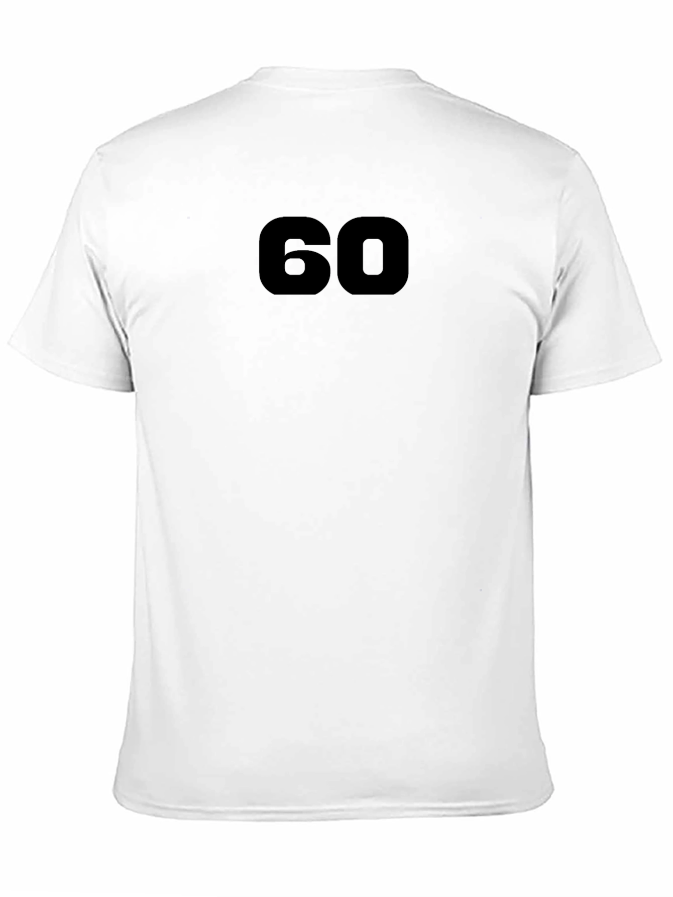 60 Black Tee - Unisex Cotton Blend