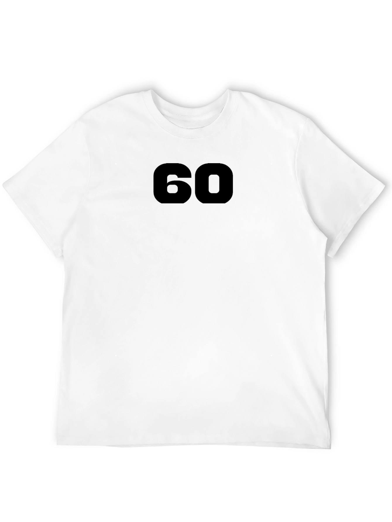 60 Black Tee - Unisex Cotton Blend