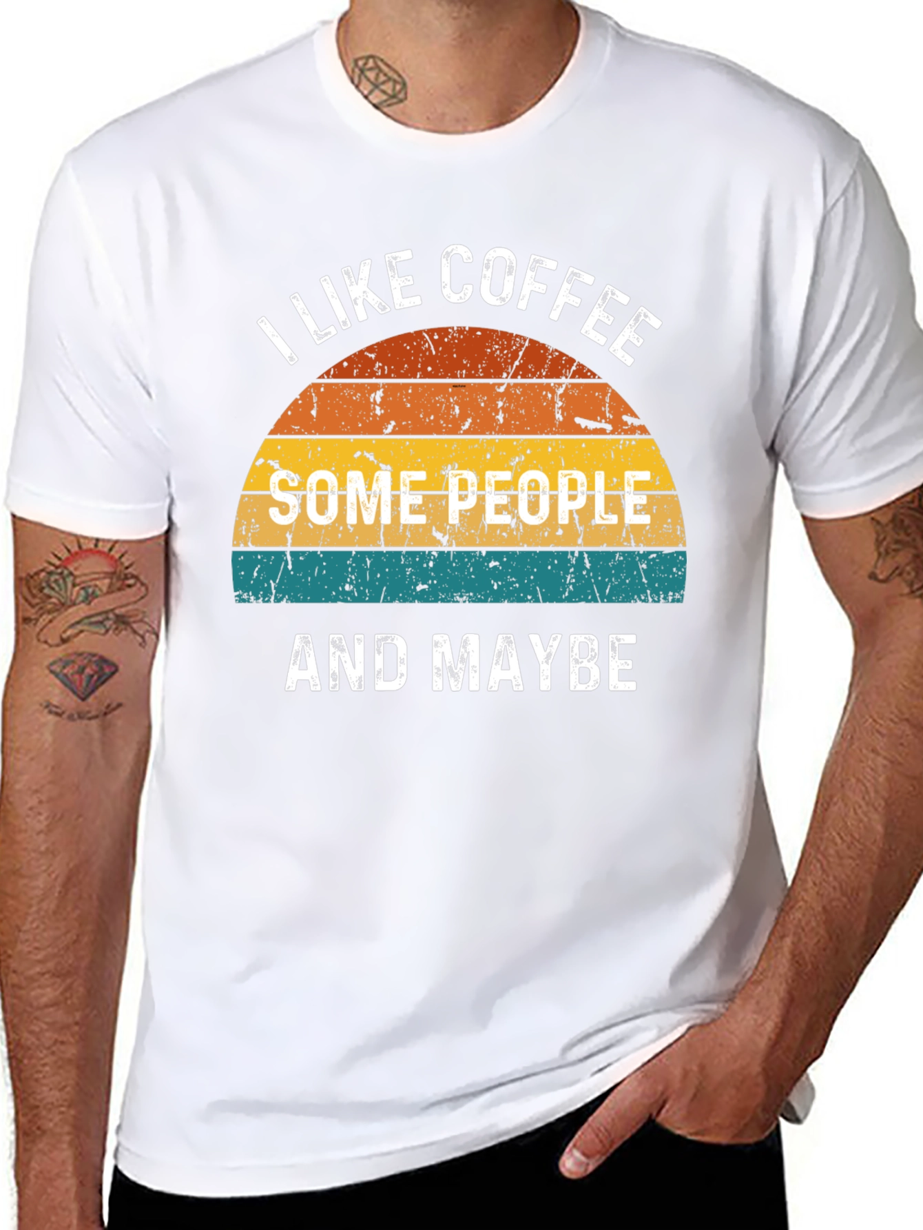 I Like Coffee Some People & Maybe T-Shirt