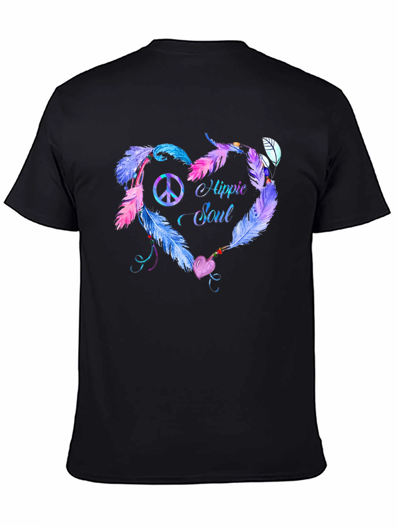 Hippie Soul Feather Heart T-Shirt
