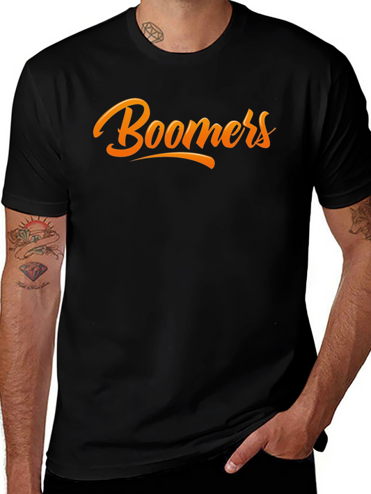 Boomers Graphic Tee - Stylish Black T-Shirt