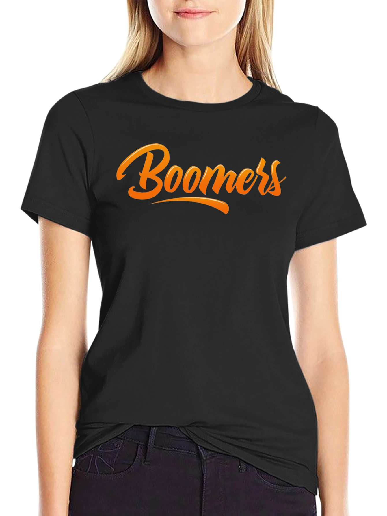 Boomers Graphic Tee - Stylish Black T-Shirt
