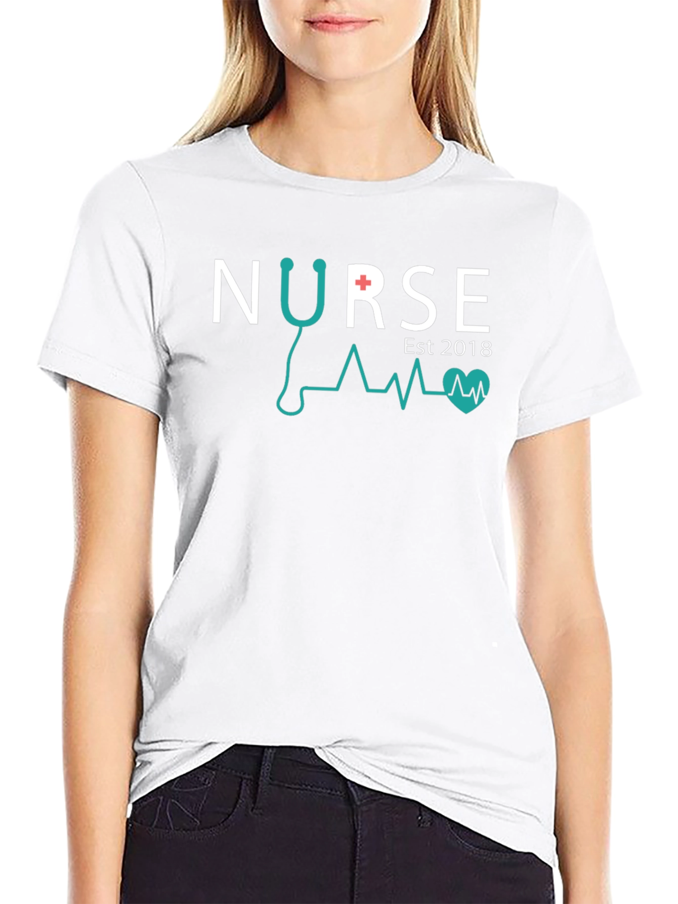 Nurse Est 2018 T-Shirt Black