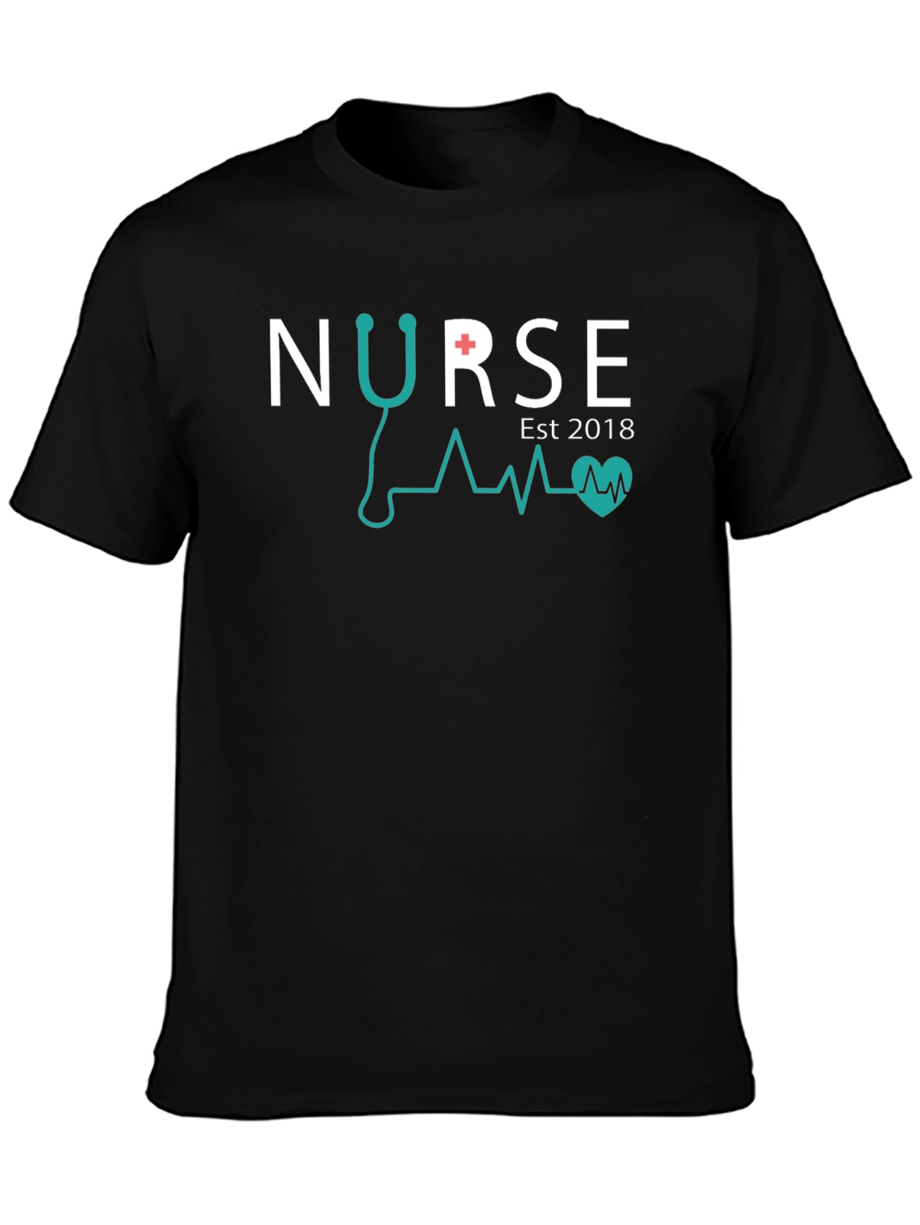 Nurse Est 2018 T-Shirt Black