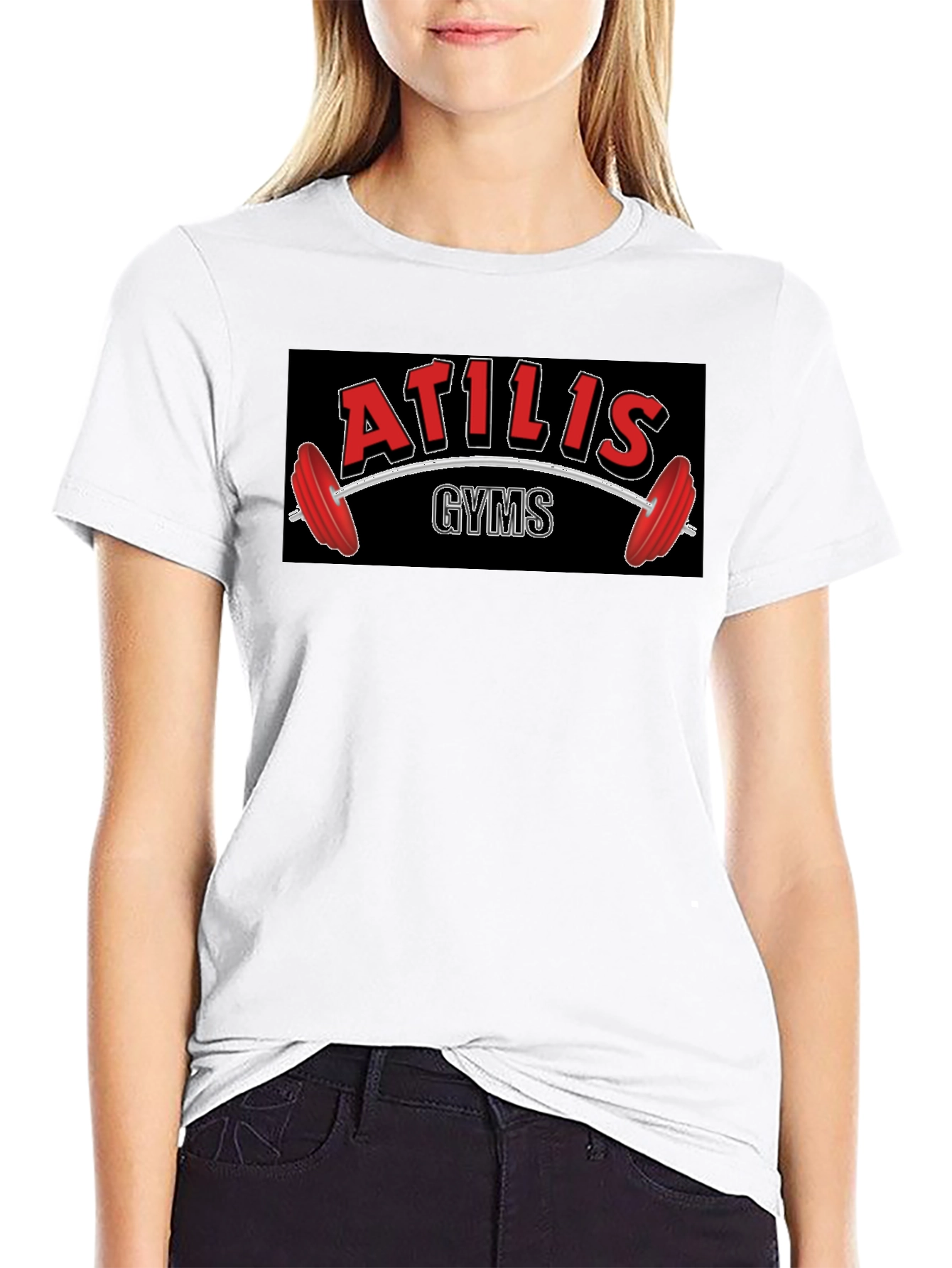 Atilis Gyms Black T-Shirt - Weightlifting Apparel