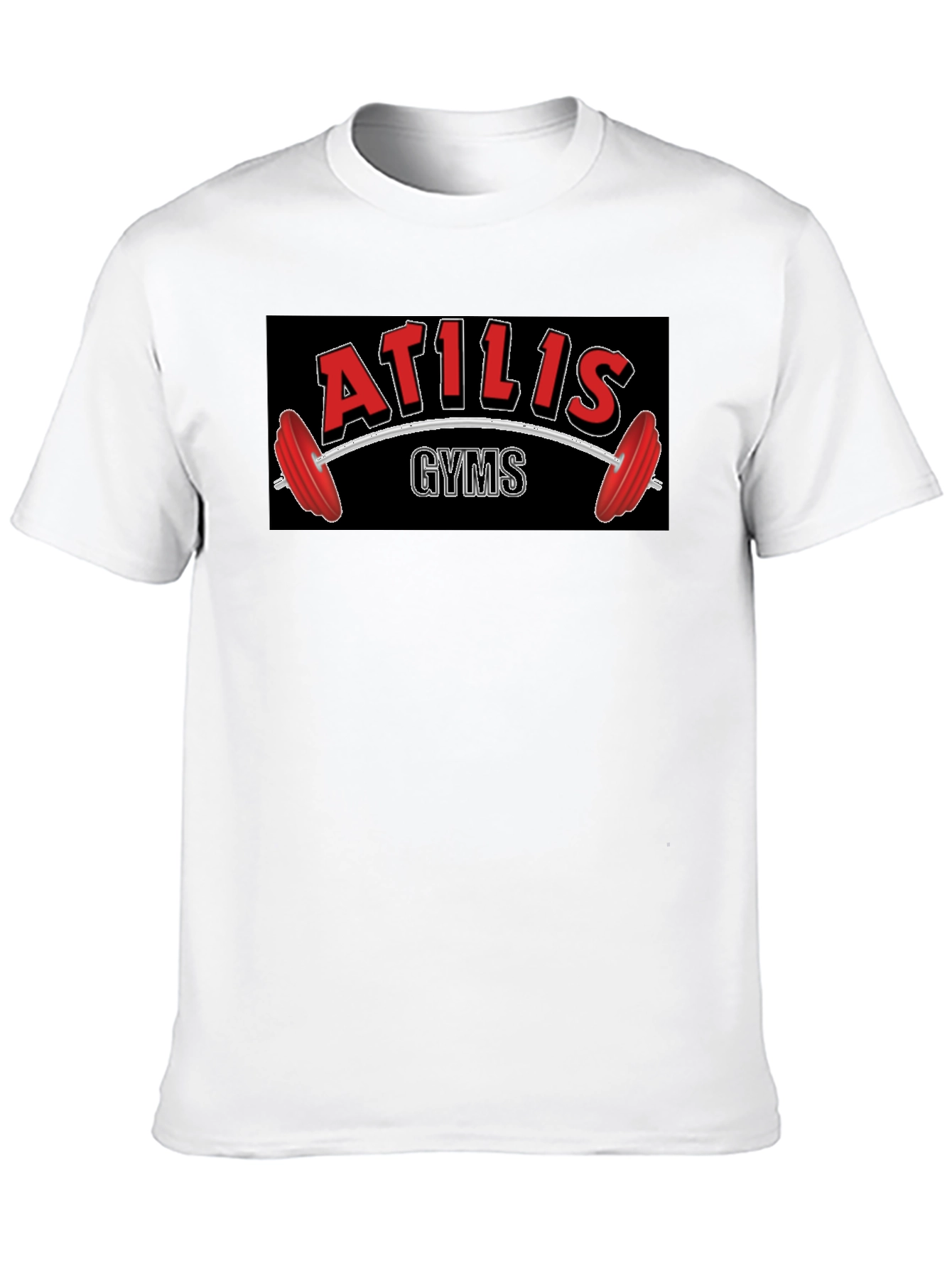 Atilis Gyms Black T-Shirt - Weightlifting Apparel