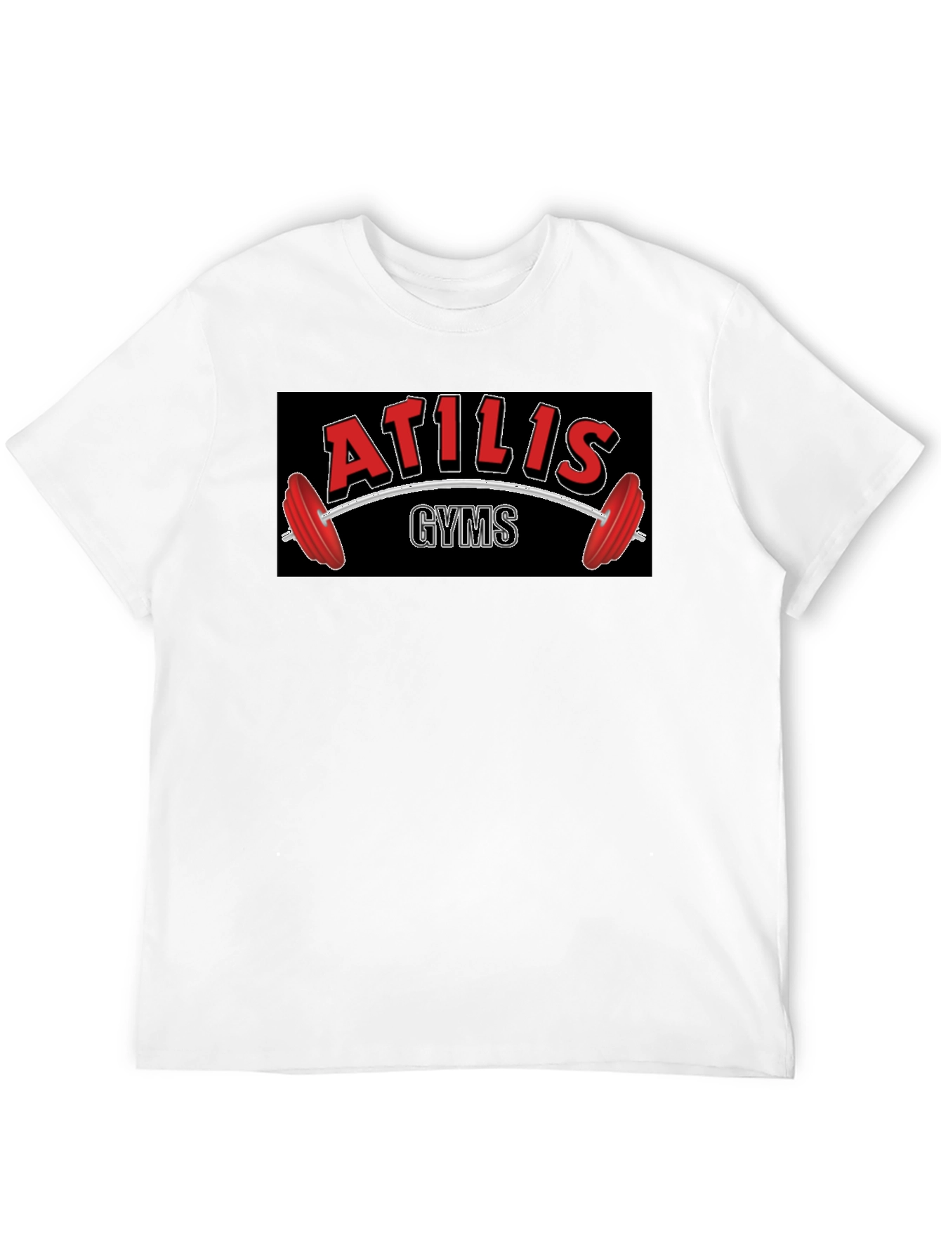 Atilis Gyms Black T-Shirt - Weightlifting Apparel