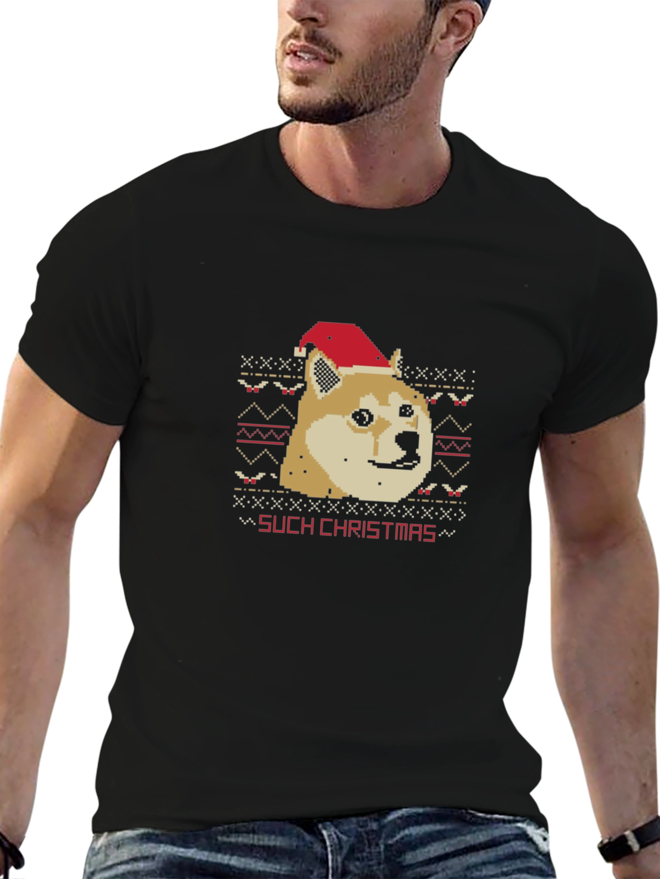 Doge Christmas Sweater T-Shirt - Such Festive!