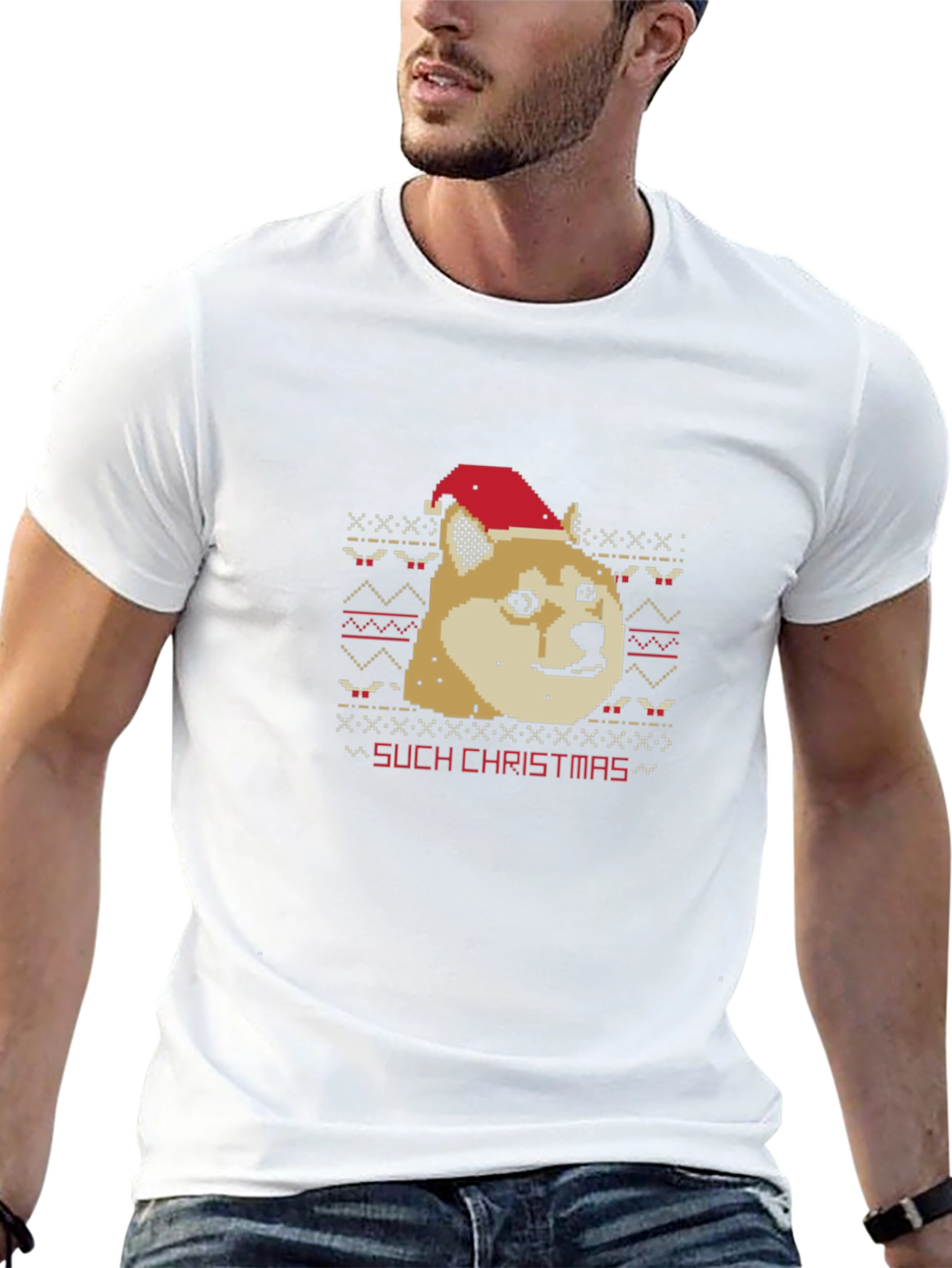 Doge Christmas Sweater T-Shirt - Such Festive!