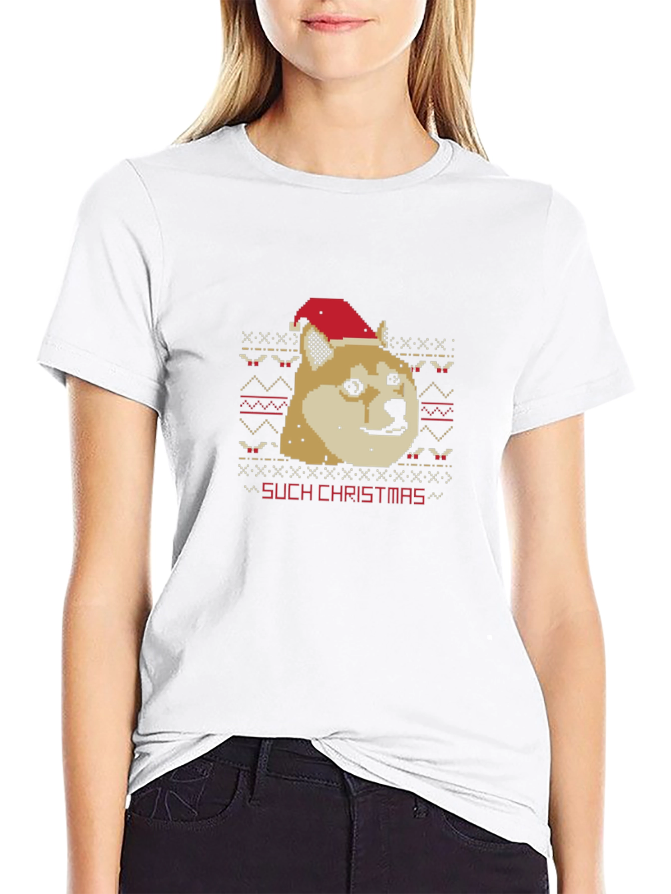 Doge Christmas Sweater T-Shirt - Such Festive!