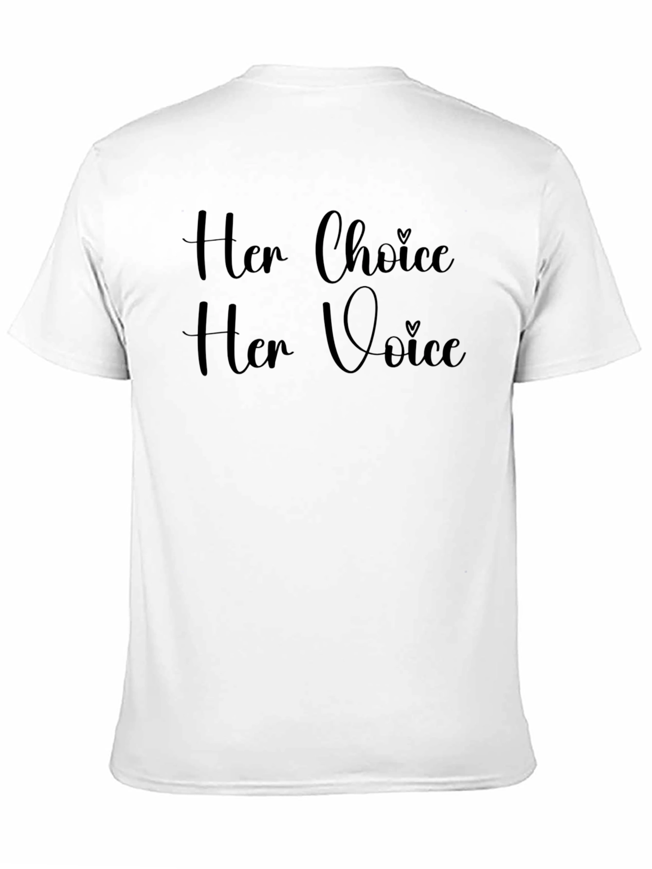 Her Choice Her Voice Graphic Tee - Black